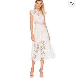Karina Grimaldi Beautiful White Lace dress XS